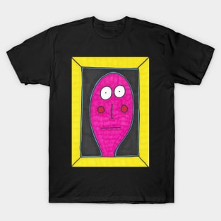 Man on Black Background T-Shirt